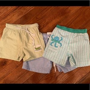 Bundle of 3 Boutique Brand Boys Size 3T Swim Trunks